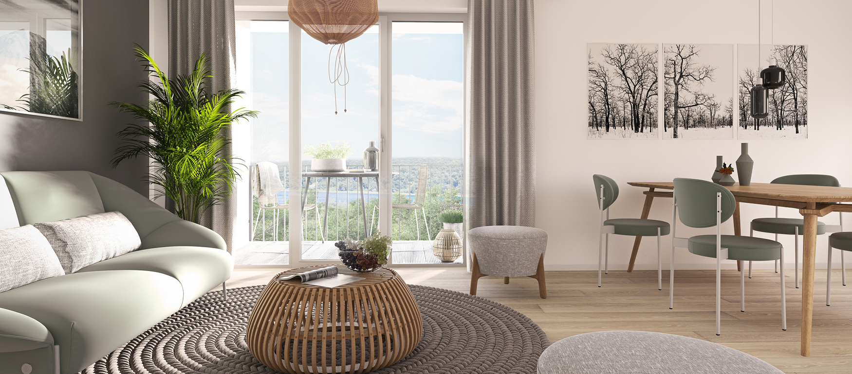 Beispiel Inneneinrichtung der Wohnung