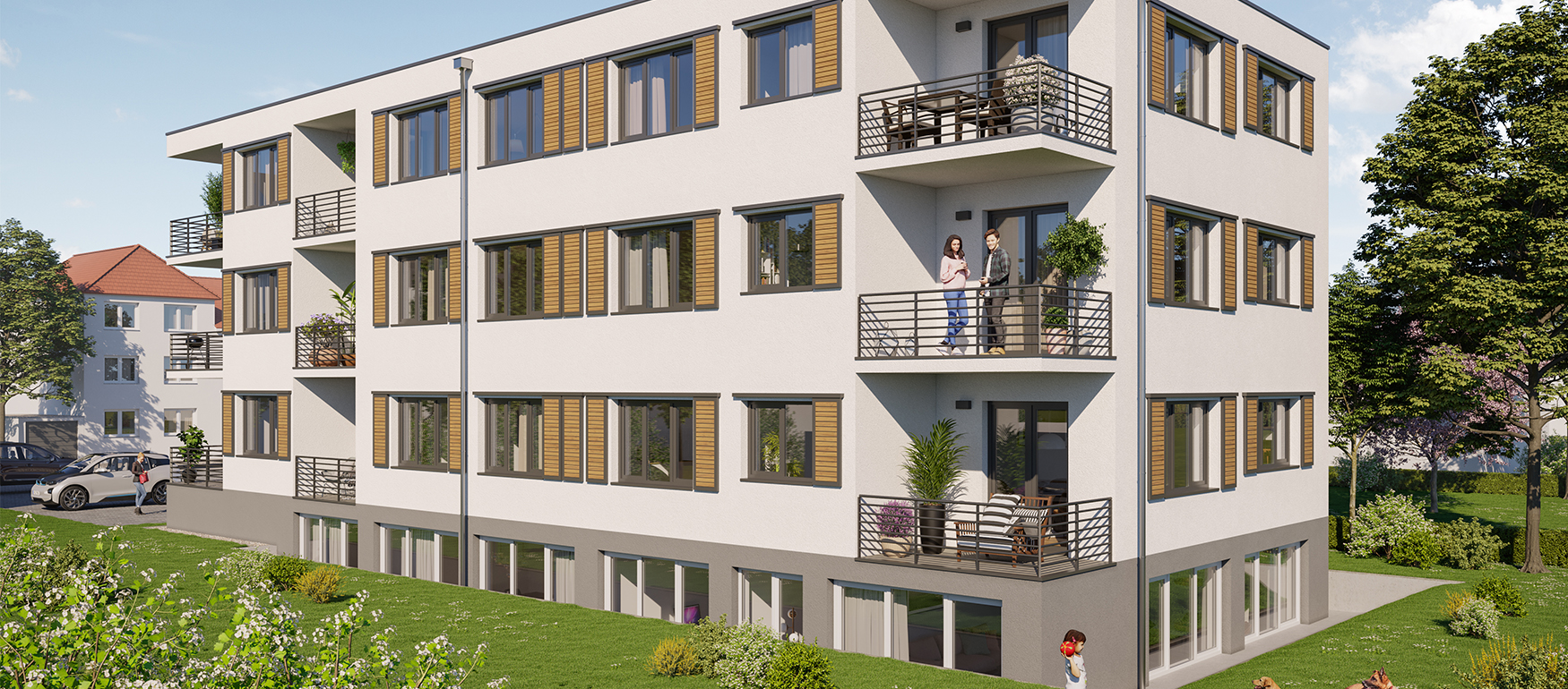 Aussenansicht des Hauses